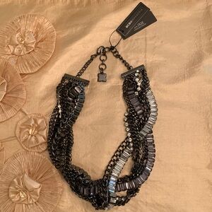 BCBGMAXAZARIA Evening two toned Necklace